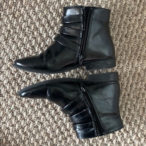 Zara kids black buckle ankle booties 30 / 12.5 - Picture 5 of 8